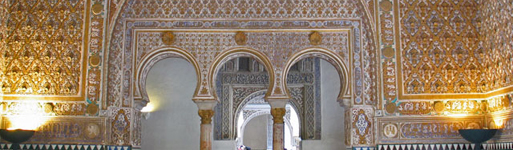 Interior de los Reales Alcázares de Sevilla