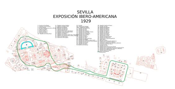 Mapa Expo 1929